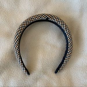 Brand New Puffy Zara Plaid Headband